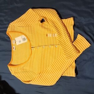 Levi's Cropped Ribbed Long Sleeve